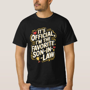 Camiseta Es oficial que soy el suegro favorito