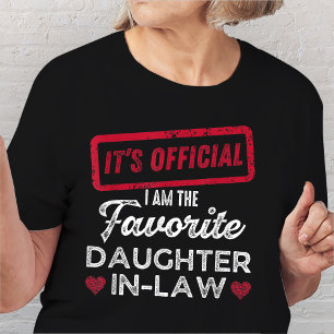 Camiseta Es oficial que soy la hija favorita