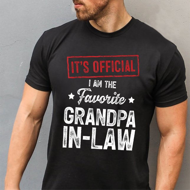 Camiseta Es oficial, soy el abuelo favorito (Subido por el creador)