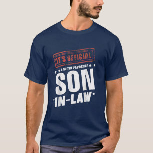 Camiseta Es oficial soy el hijo favorito en Retro de Derech