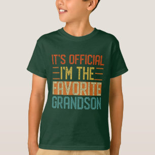 Camiseta Es oficial soy el nieto favorito