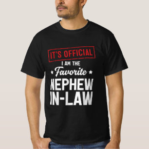 Camiseta Es oficial. Soy el sobrino favorito de los regalos