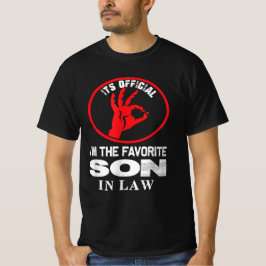 Camiseta Es oficial. Soy el suegro favorito.