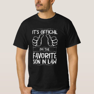 Camiseta Es oficial, soy el suegro favorito