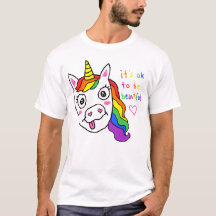 Es Ok Ser Un Hermoso Unicornio Divertido Y Tonto