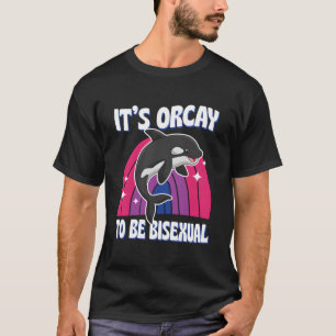 Camiseta Es Orca Ser Aliado Biual Lgbtq Orca Ballena Chiste