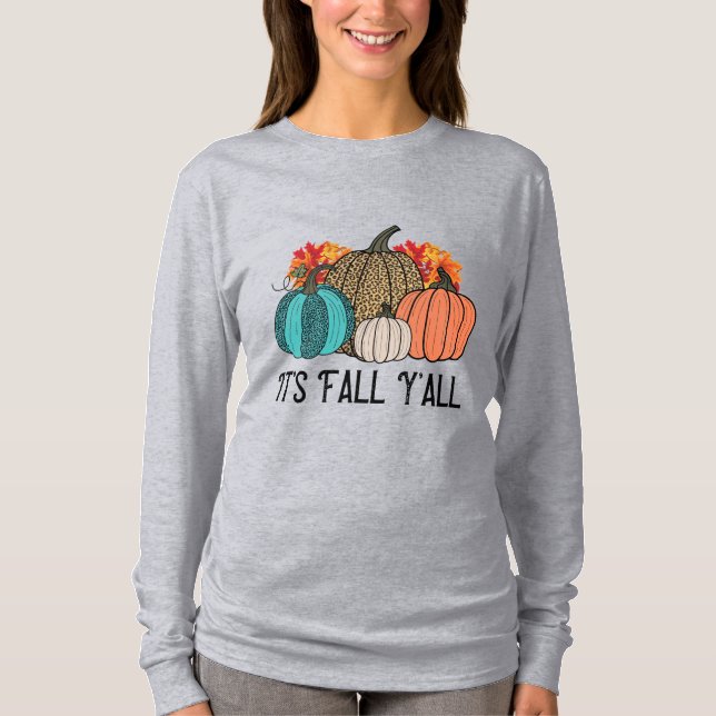 Camiseta Es otoño. (Anverso)