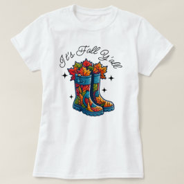 Camiseta Es otoño. | Temporada de otoño | Calabaza