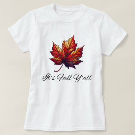 Camiseta Es otoño. | Temporada de otoño | Calabaza