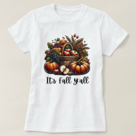 Camiseta Es otoño. | Temporada de otoño | Calabaza