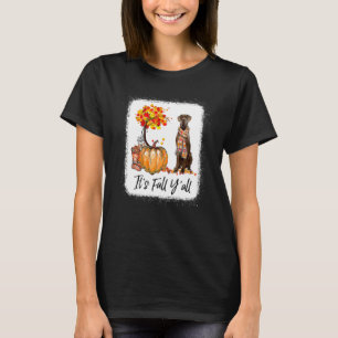 Camiseta Es Otoño Todos Gran Danés Perro Día de Acción de G