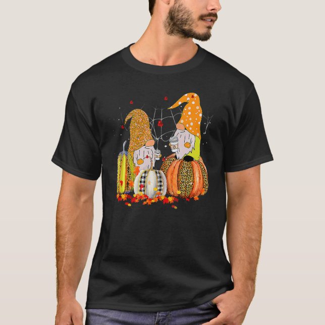 Camiseta Es otoño, todos se van a comprar calabaza picante  (Anverso)