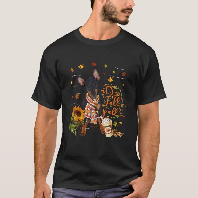 Camiseta Es otoño y el perro del terror de Manchester (Anverso)