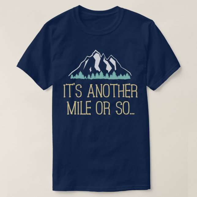 Camiseta Es otro Chiste de senderismo de 1,5 km para hacer  (Diseño del anverso)