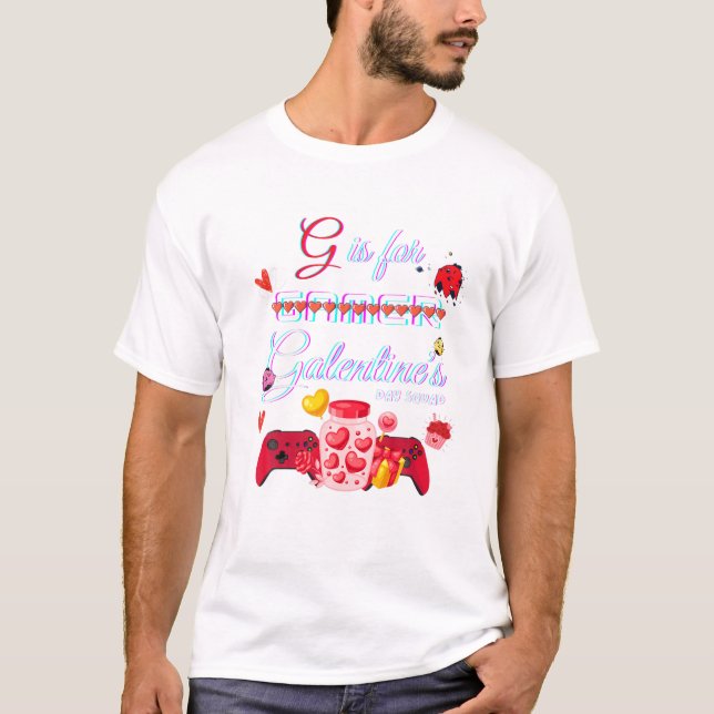 Camiseta ES PARA GALENTINE Valentines divertidos (Anverso)