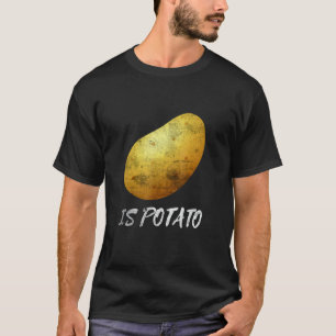 Camiseta Es Patata Comida Acongojada Vegana Patatas Fritas