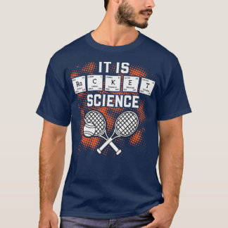 Camiseta Es Periódico Jugador De Tenis Divertido De Ciencia