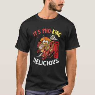 Camiseta Es Pho Dragon King Pho Bowl de comida vietnamita A