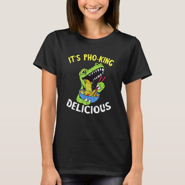 Camiseta Es Pho  Dragon Pho Bowl Comida Asiática Comida Vie (Anverso)