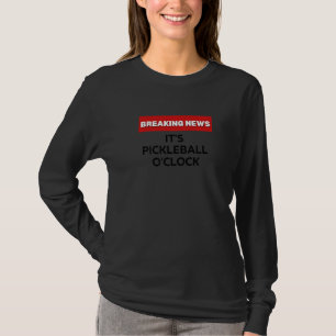 CAMISETA ES PICKLEBALL O'CLOCK, HUMOR SARCÁSTICO DIVERTIDO,