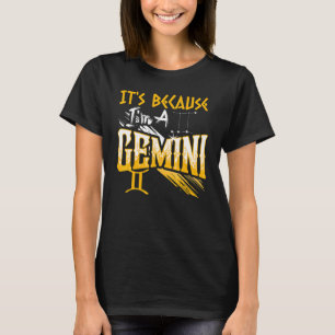 Camiseta Es porque soy un matón de cumpleaños de Rótulo zod