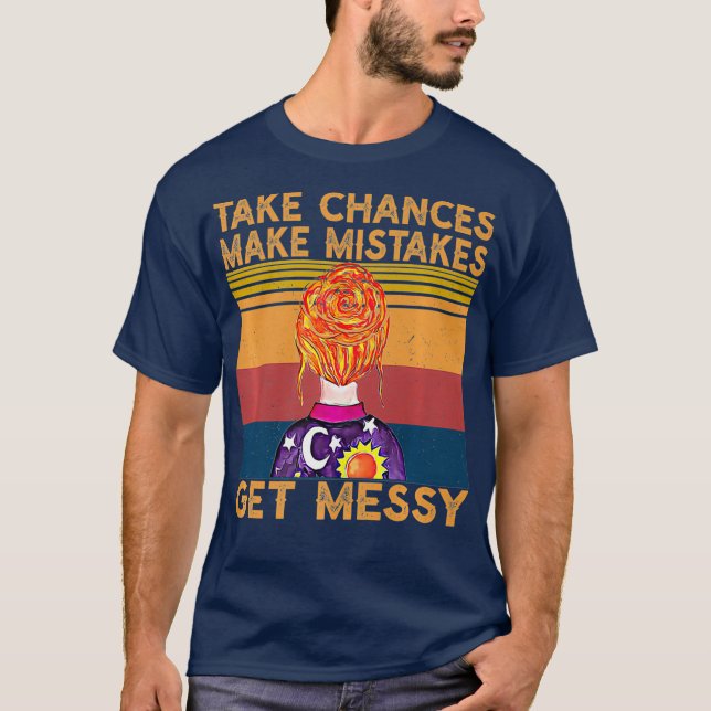 Camiseta Es posible que los errores se vuelvan retro desord (Anverso)