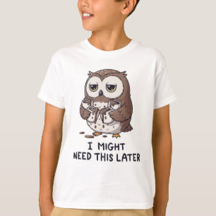 Camiseta Es posible que necesite café más tarde - Humor div