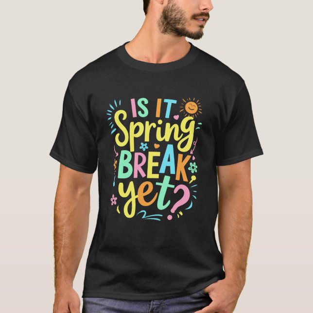 Camiseta ¿Es Primavera Romper Con El Profesor Vaca De Patró (Anverso)