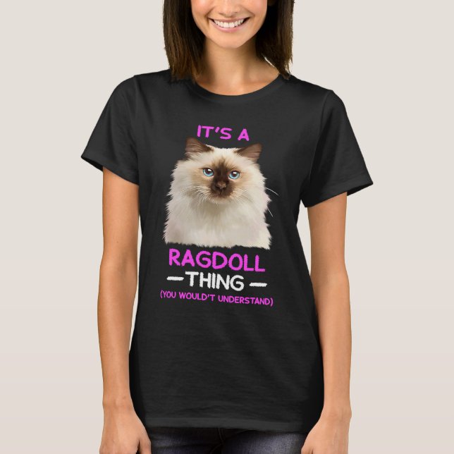 Camiseta Es Ragdoll Thing Cat (Anverso)