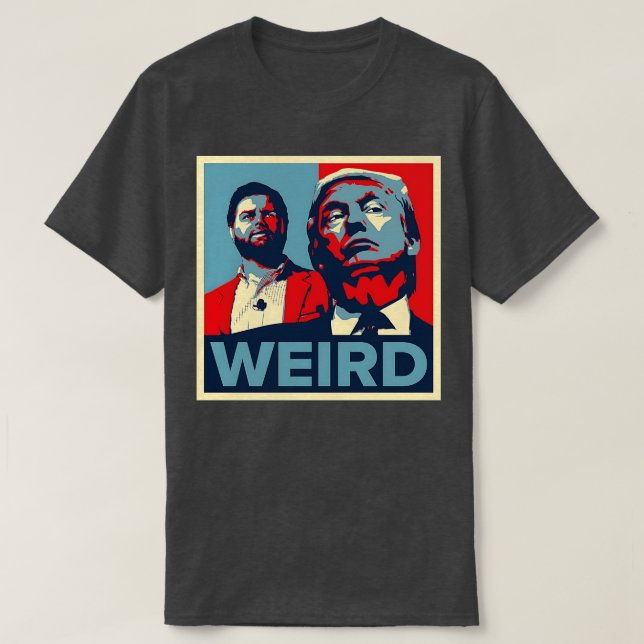 Camiseta Es Raro Funny Vance Weird (Diseño del anverso)
