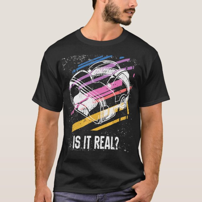 Camiseta Es Real Realidad Virtual Vr Gamer Developer (Anverso)