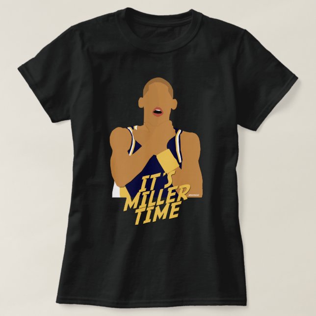 Camiseta Es Reggie Miller Time (Diseño del anverso)