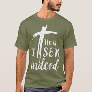 Camiseta Es religioso de la Pascua de Saleluya en Risen