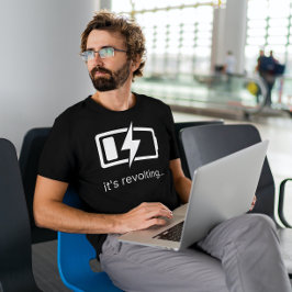 Camiseta Es revolucionaria - carga de batería