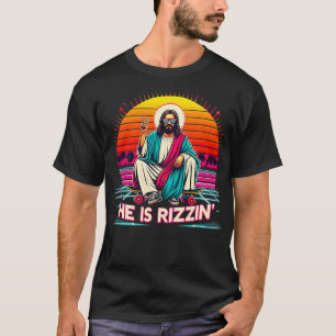 Camiseta Es Rizzen Jesús Tiene Rizzen Skateboarding Christ