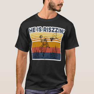 Camiseta Es Rizzin Pascua Jesús Básquetbol Cristiano