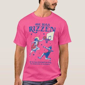 Camiseta Es Rizzin Se Levanta Y Ha Rizzen Jesus Play