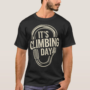 Camiseta Es Ropa Para El Día De Escalada Para El Escalador