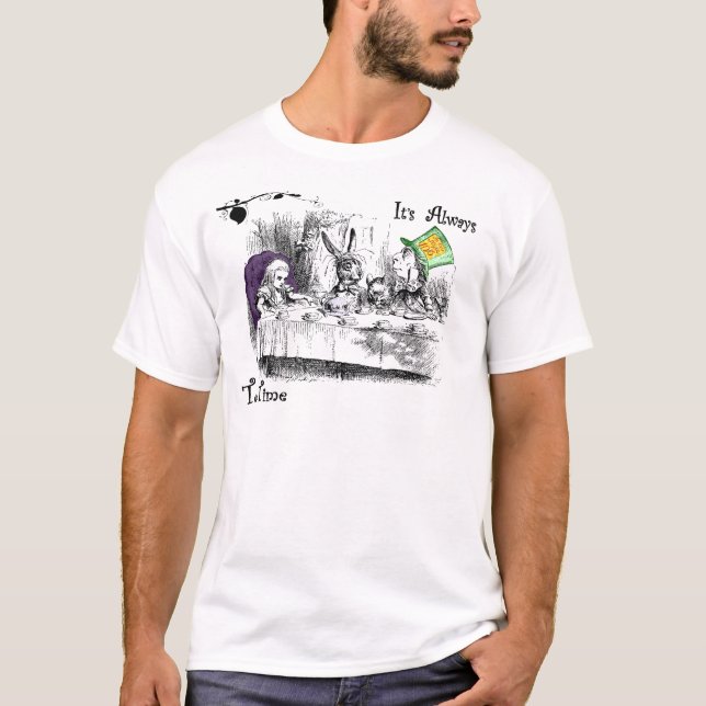 Camiseta Es siempre tiempo del té (Anverso)