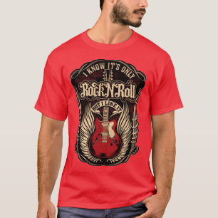 Camiseta Es solo Rock n Roll pero me gusta retro vintage