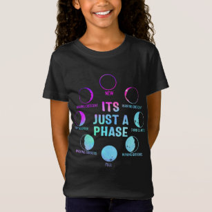 Camiseta Es sólo un Astro Celestial del Ciclo Lunar de la L
