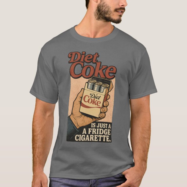 Camiseta Es sólo un cigarrillo de refrigerador (Anverso)
