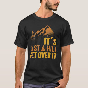 Camiseta Es Sólo Una Bicicleta De Montaña Hombres En Bicicl