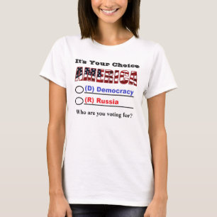 Camiseta Es su elección AMÉRICA. ¿Por quién votas?
