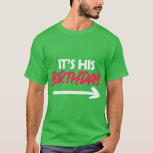 Camiseta Es su gracioso novio cumpleaños, Bday Fiesta Match