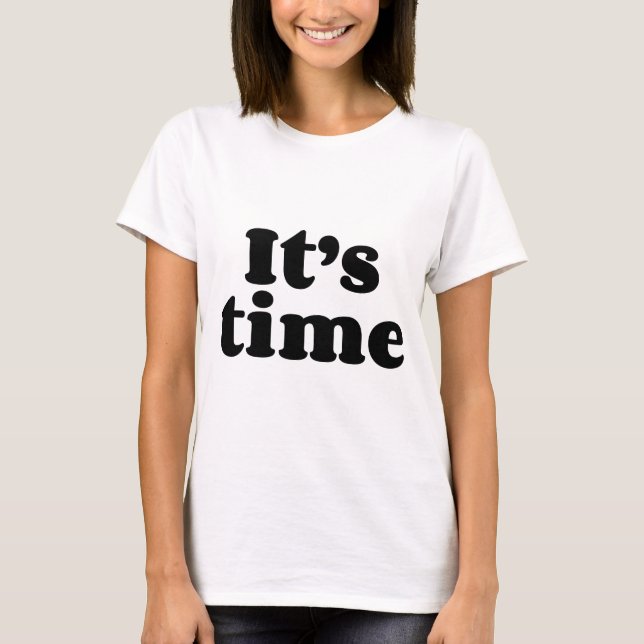 Camiseta Es tiempo (Anverso)