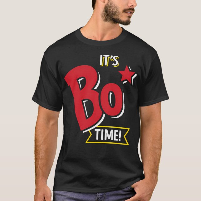 Camiseta Es Tiempo Bo - Bojangles (Texto Blanco) (Anverso)