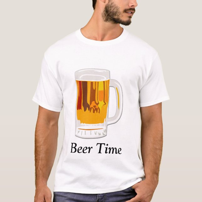 Camiseta Es tiempo de la cerveza (Anverso)