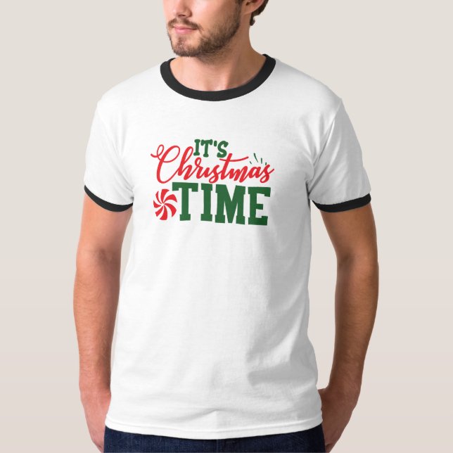 Camiseta Es tiempo de Navidades (Anverso)