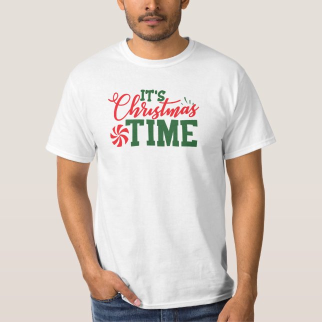 Camiseta Es tiempo de Navidades (Anverso)